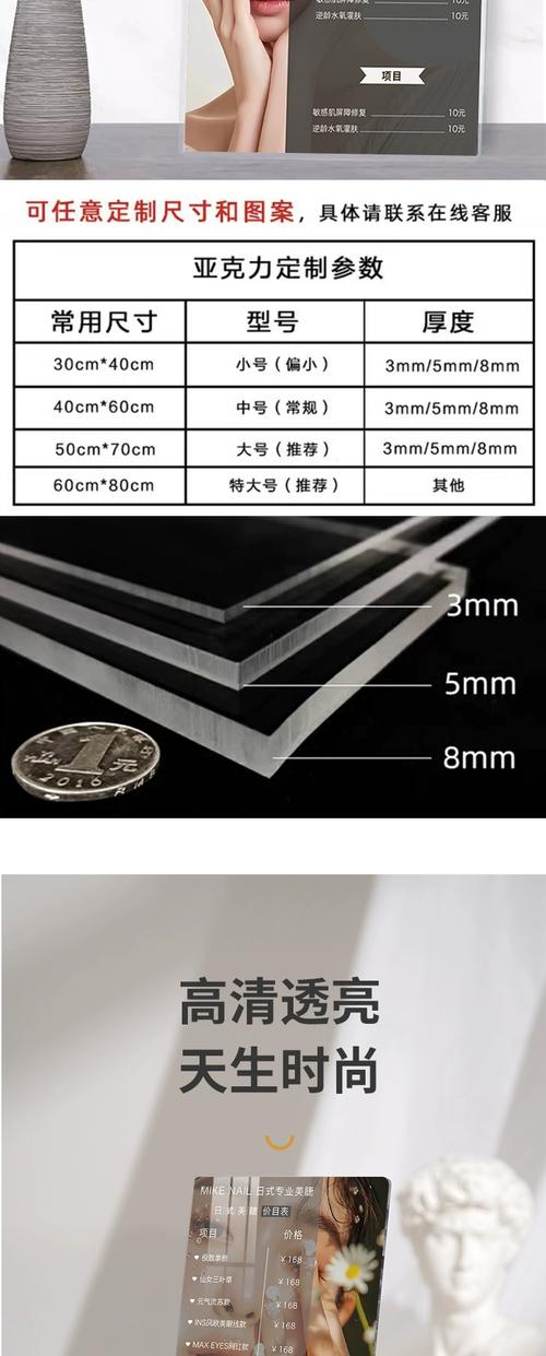 如何做個吸睛的價目表展示牌？美甲美睫店必看指南